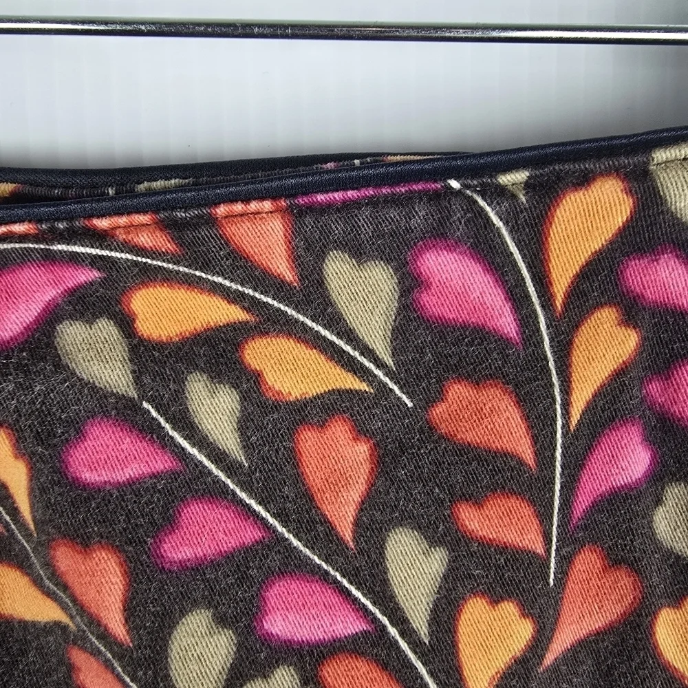 Talbots Womens Stretch Brown Pink Orange Plus Size Skirt Size 16W Pencil Casual